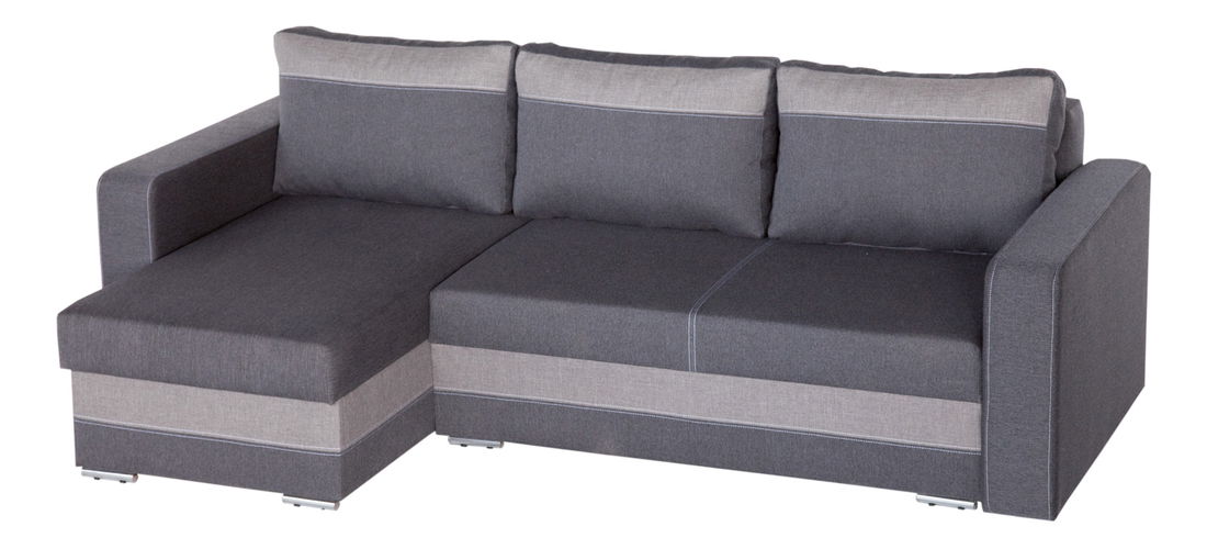 Rohová sedací souprava Aleksander šedá (L)