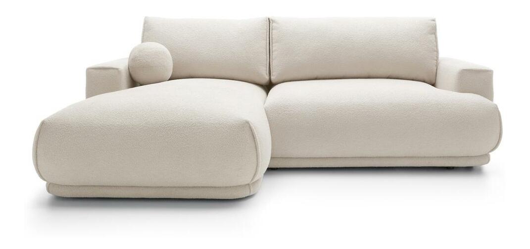 Rohová sedací souprava Dita mini (L) (krémová + černá)