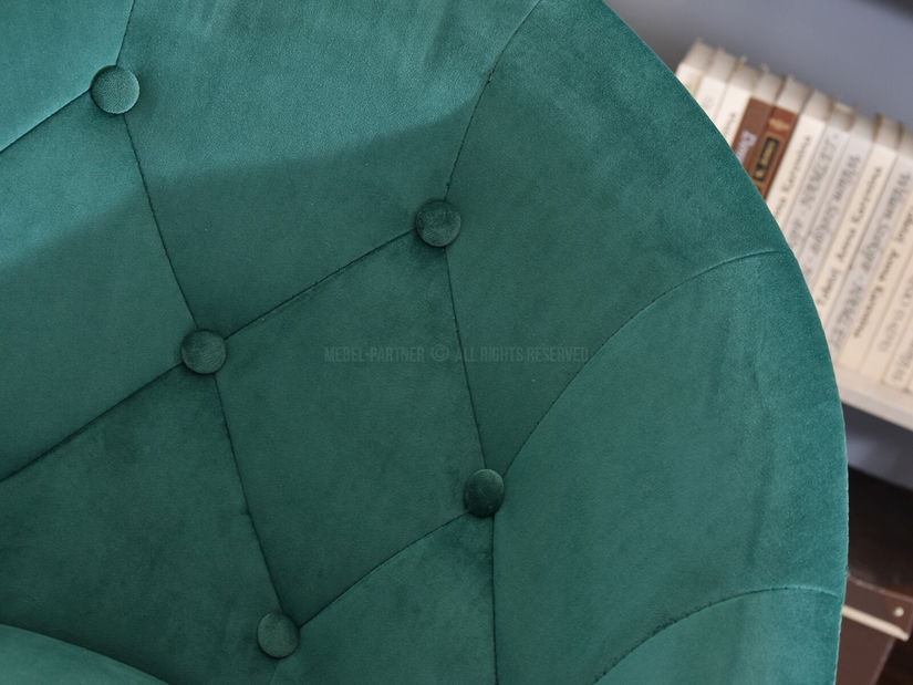 Křeslo Lush 4 (zelená + černá)