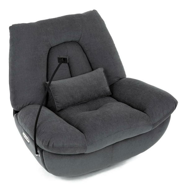 Polohovací křeslo Teniente (šedá)