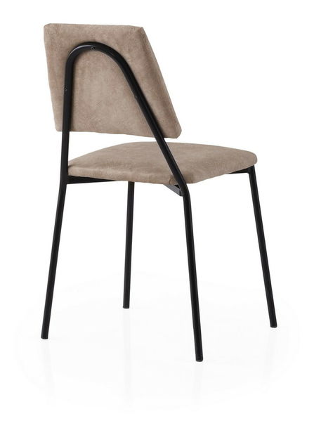 Set 2 ks. jídelních židlí Limeta (černá)