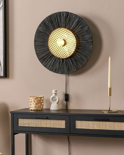 Nástěnné svítidlo Yoogi (černá)