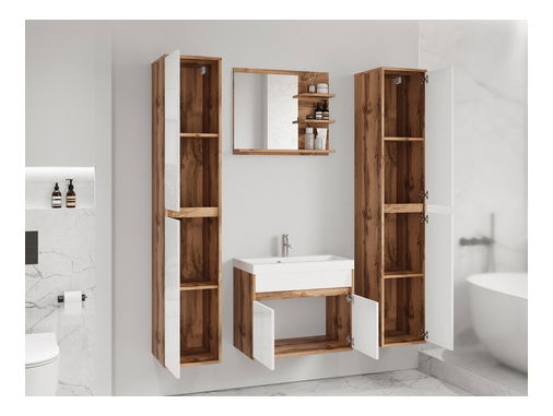 Koupelnový nábytek Garmana XL (matera + breslau kaštan) (se sifonem)