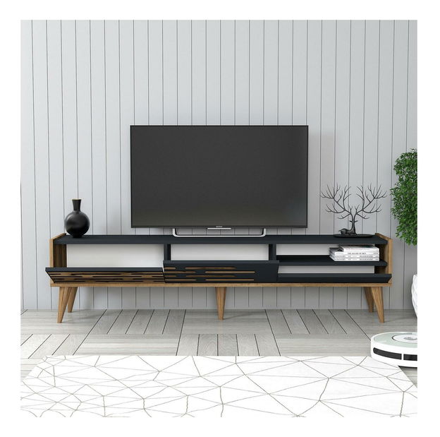 TV stolek/skříňka Tonase (ořech + antracit)