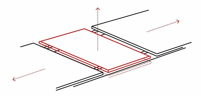 Rozkládací jídelní stůl 160-220 cm Carletta (bílá + černá) (pro 8 a více osob)