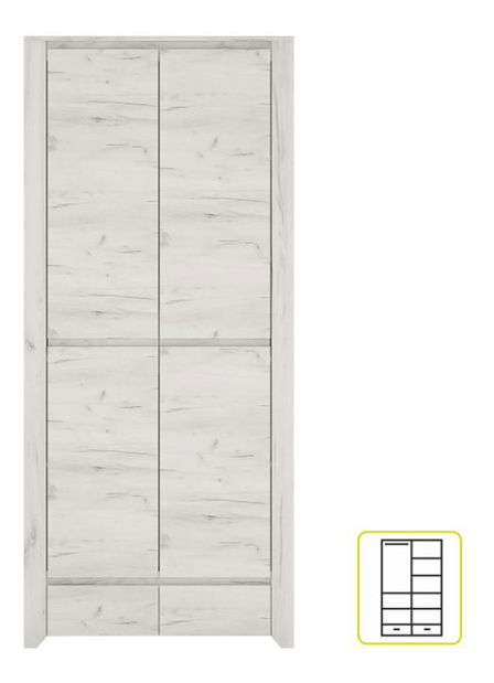 Šatní skříň Adamu Typ 20