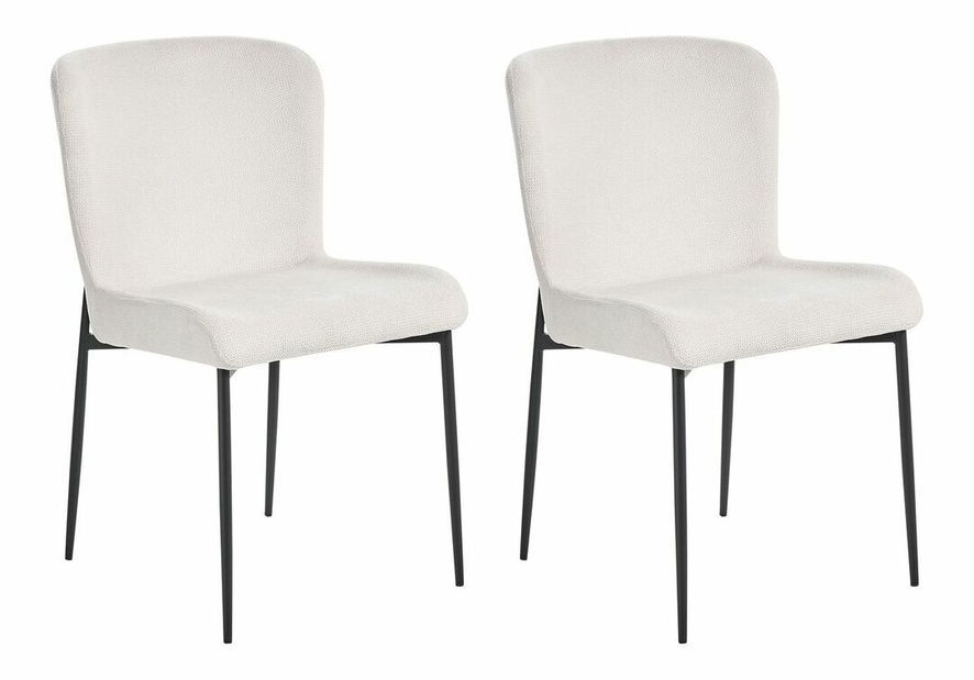 Set 2 ks jídelních židlí Adana (bílá)