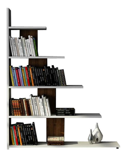 Regál Ross (bílá + ořech)