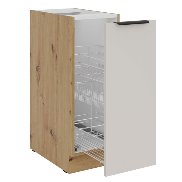 Dolní kuchyňská skříňka Sayla 30 D CARGO BB (kašmír + dub artisan)