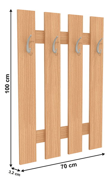 Věšákový panel Katyro buk