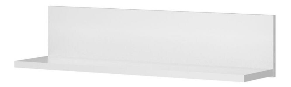 Nástěnná police ERODON (bílá)