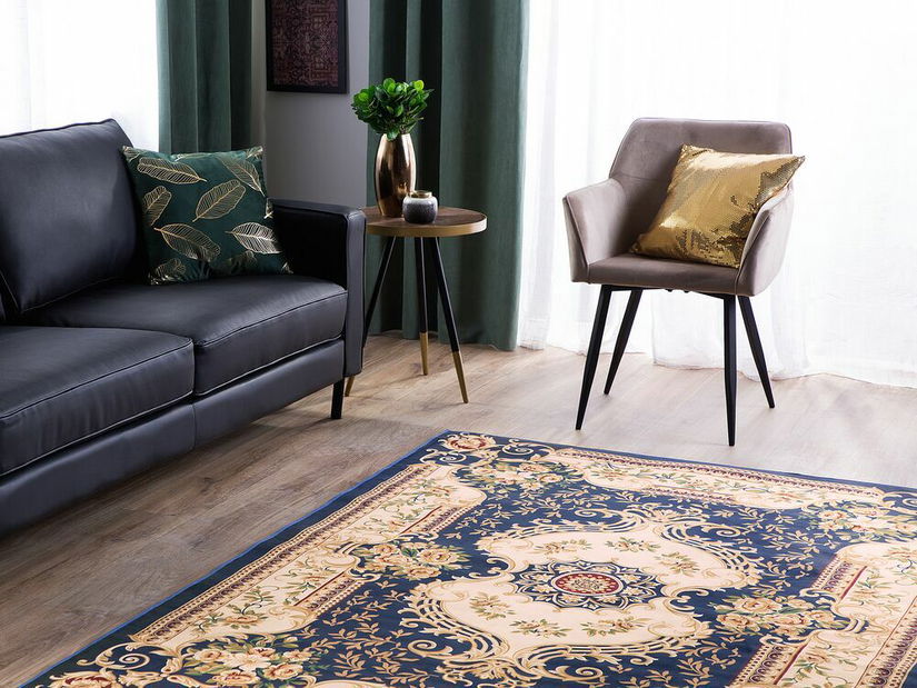 Koberec 200 cm Gazi (tmavě modrá)