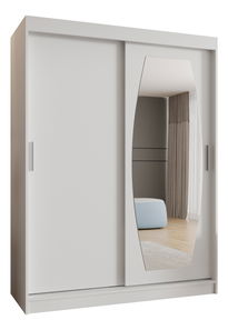 Šatní skříň 150 cm Rosaria (bílá)