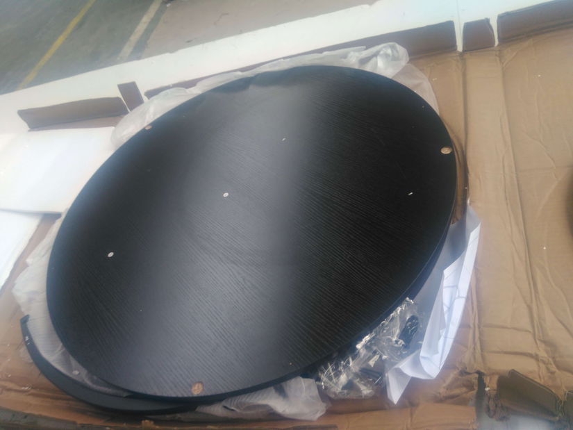 Konferenční stolek Klara (černé dřevo + černá) *bazar