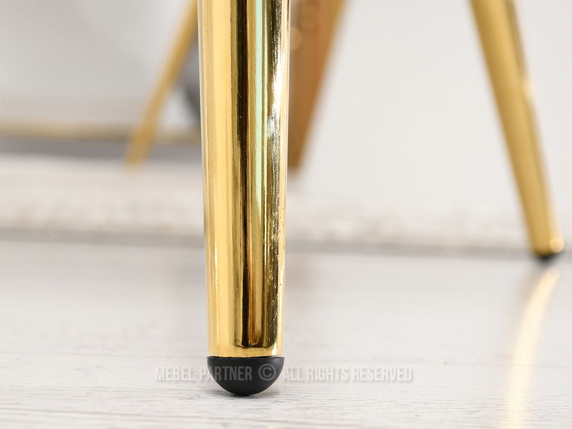 Židle Lulish (béžová + zlatá)