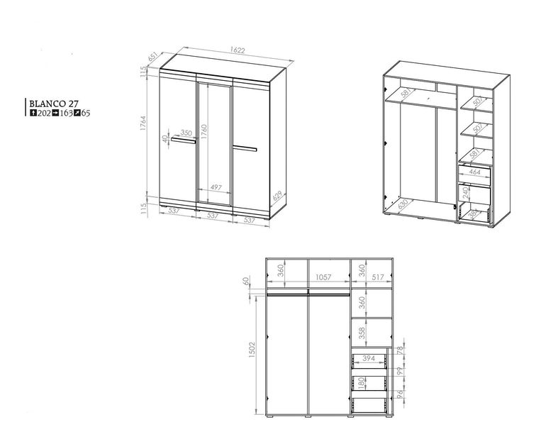 Šatní skříň Been 27