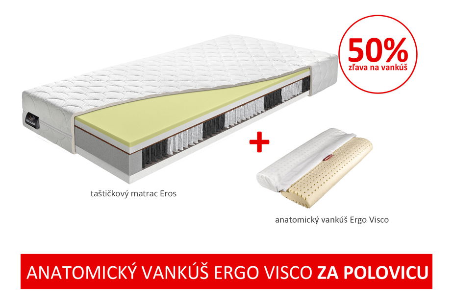 Pěnová matrace Benab Lazy Foam 200x160 cm (T3/T4)