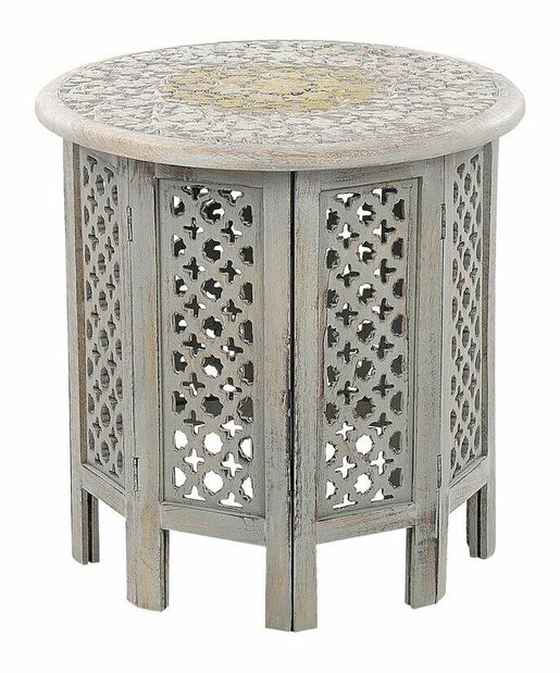 Příruční stolek Jagza (šedá)