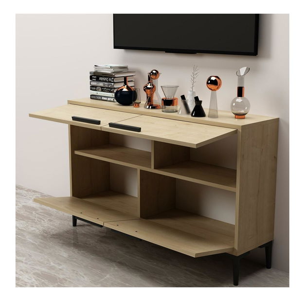 TV stolek/skříňka Kipobu (dub safírový)