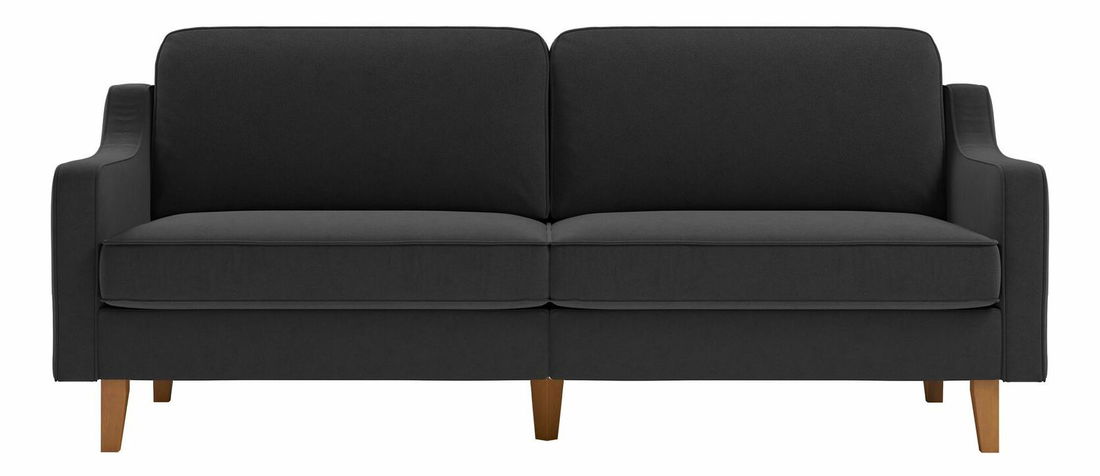 Pohovka trojsedačka Robia E (petrolejová + ořech)