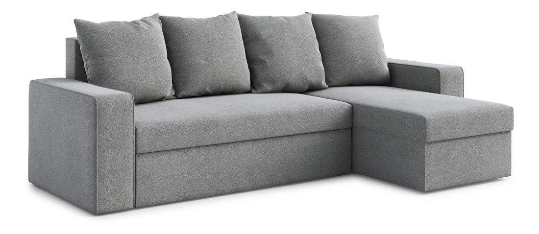 Rohová sedací souprava Duff (P) (šedá)