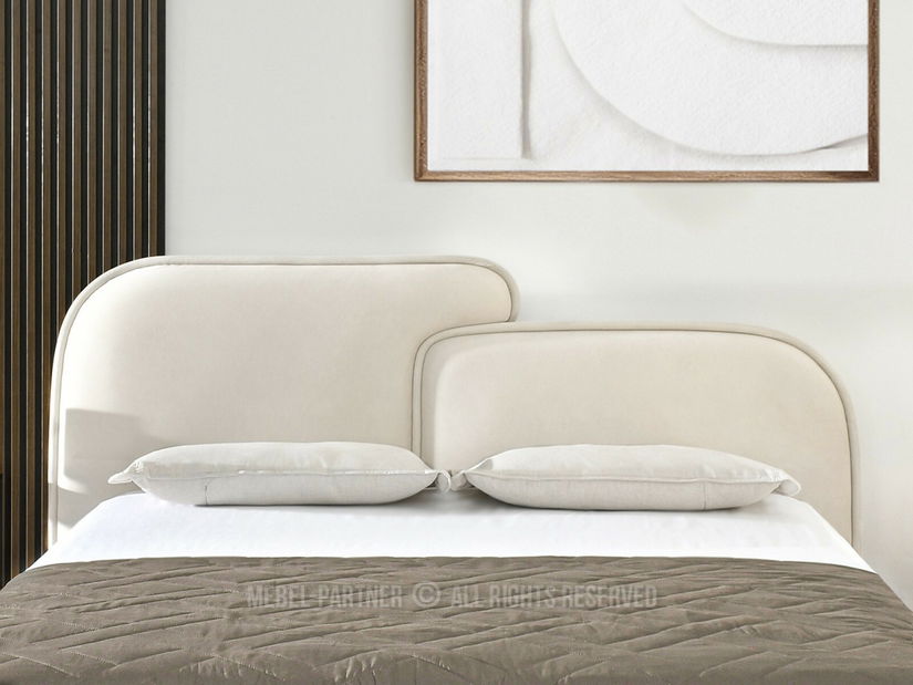 Manželská postel 180 cm Respondio 180 (krémová)