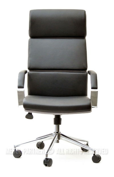 Křeslo Blondie (černá + chromová)