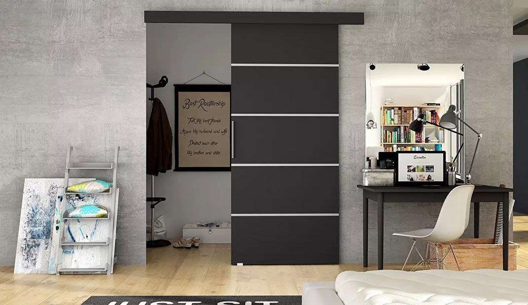 Posuvné dveře Marin 3 (černá)