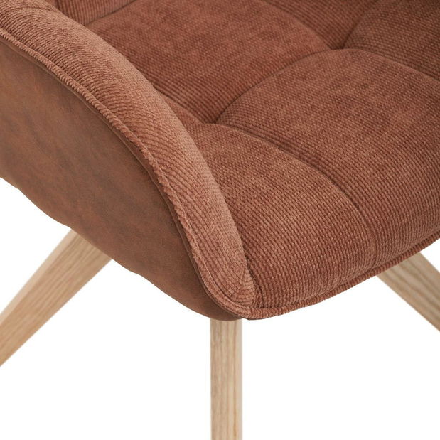 Jídelní židle Hicimos (hnědá)