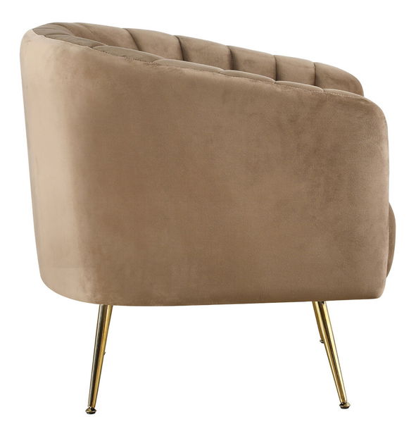 Designové křeslo Bagie (hnědá)