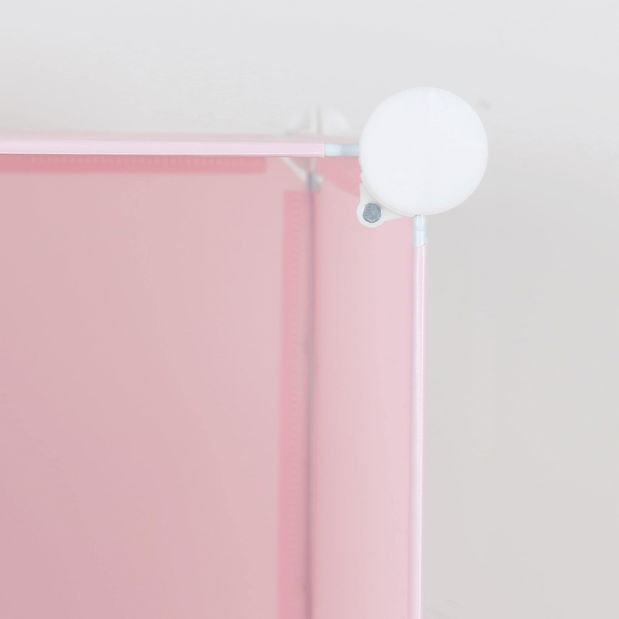 Modulárna skříň Finnstar (růžová + dětský vzor) *bazar