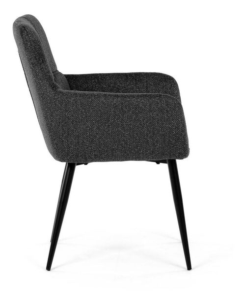 Jídelní židle Dedicada (tmavě šedá)