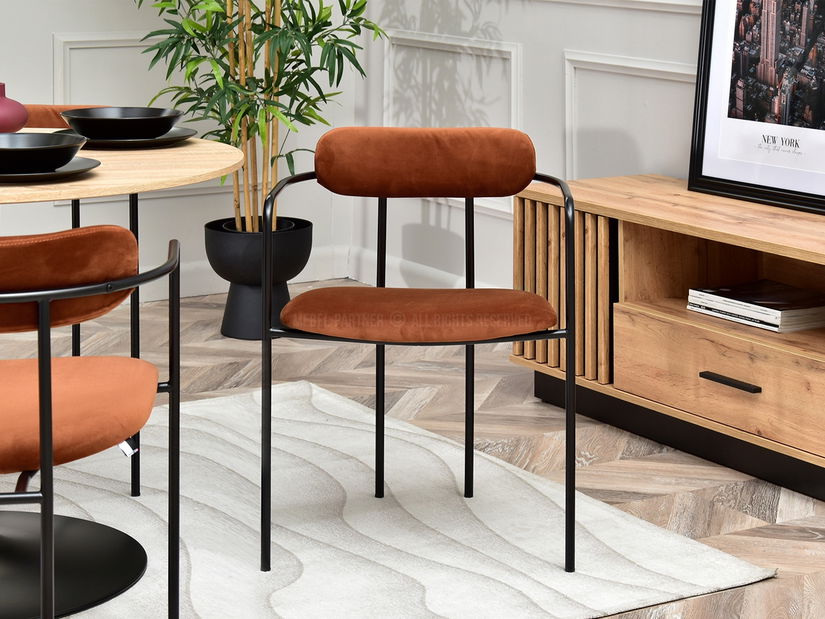 Židle Magnus (měděná + černá)