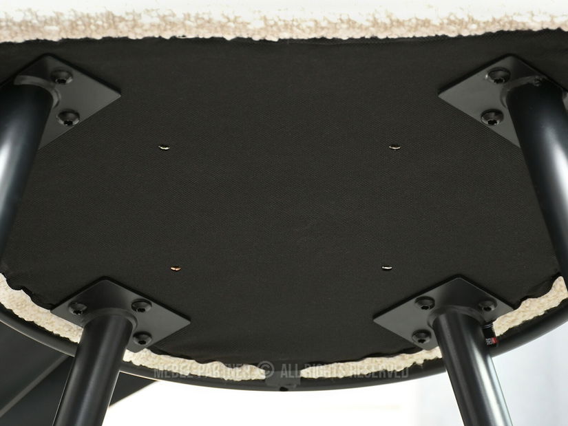 Židle Roza (krémová + černá)