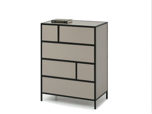 Komoda Soren Kom (béžová + černá)