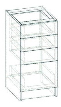 Dolní kuchyňská skříňka Lenna LV-13 (sonoma světlá)