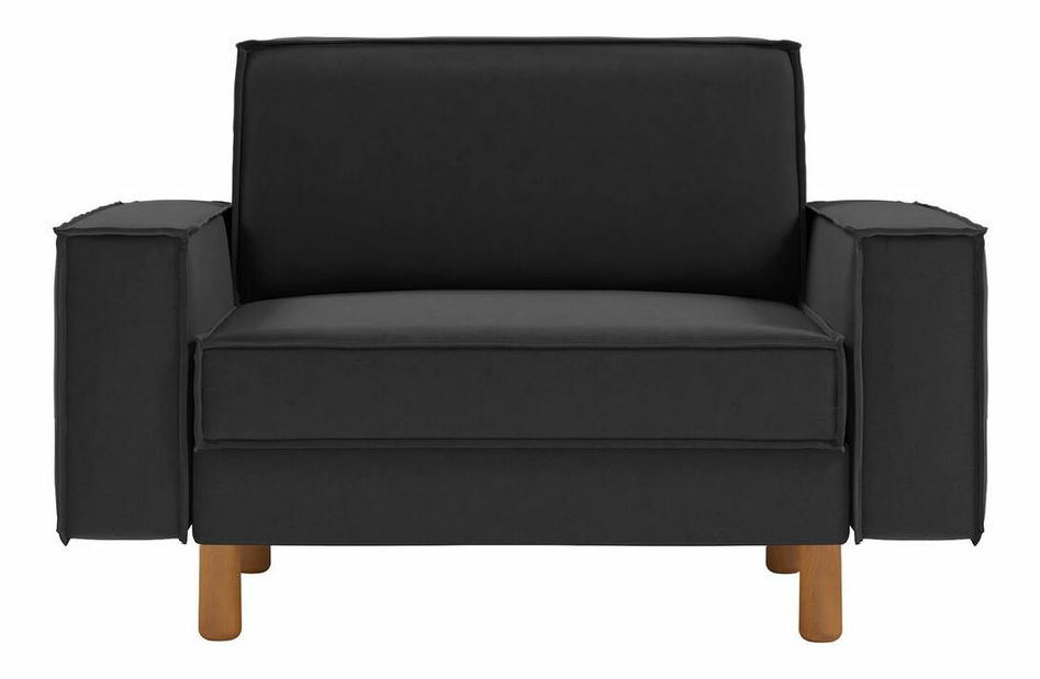 Pohovka dvousedačka Spary 2 (petrolejová + ořech)