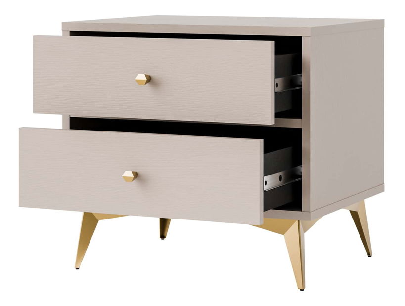 Noční stolek Tokyna (béžová)