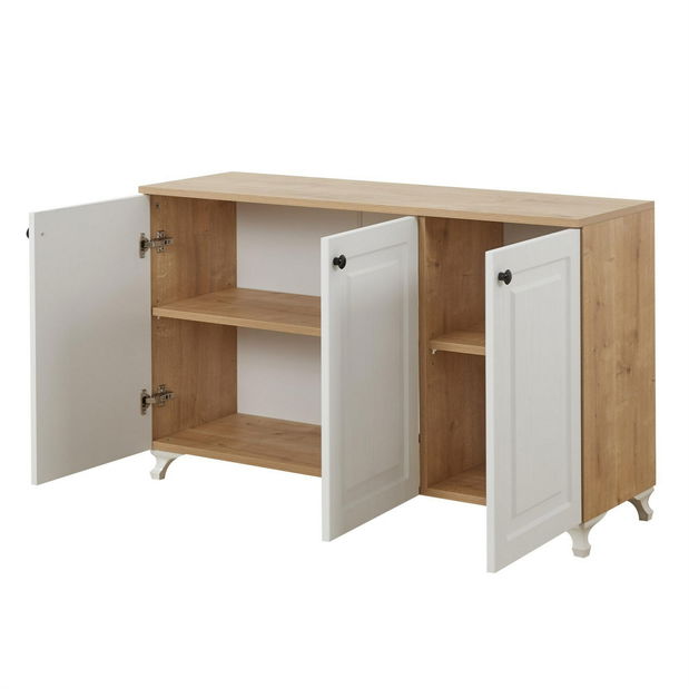 Komoda Tuvantille 11 (dub safírový + ořech)