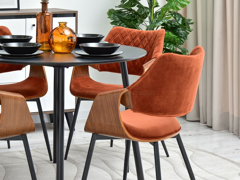 Židle Rolf K (měděná + černá)