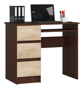 PC stolek Benicio (wenge + dub sonoma) (L)