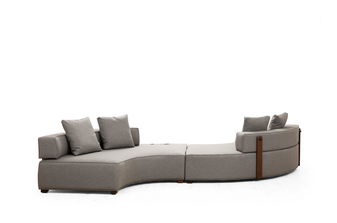 Rohová sedačka Gondulatta 1 (šedá)