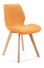 Jídelní židle Sivan (oranžová) (4ks)