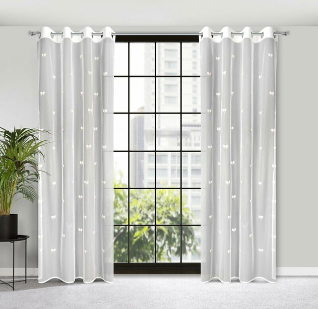 Záclona 140x250 cm Wella (bílá)