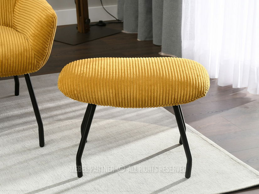 Křeslo Condor (med + černá)