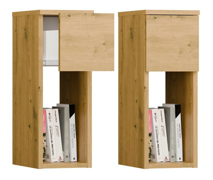 Noční stolek Gustaban 1 (dub artisan)