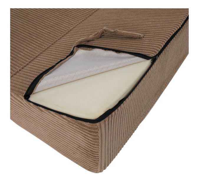 Rozkládací křeslo Plantearan (světlohnědá)