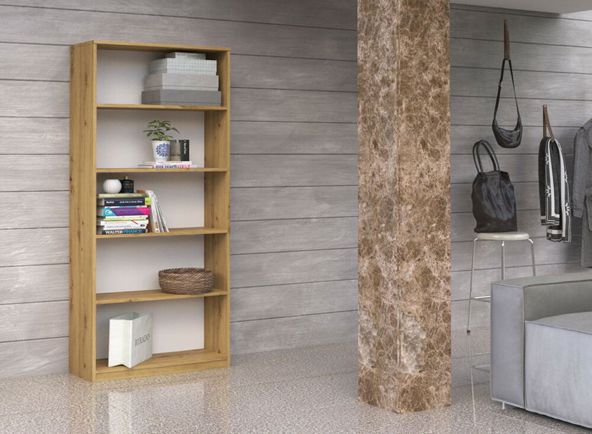 Regál Refarencios 4 (dub artisan)