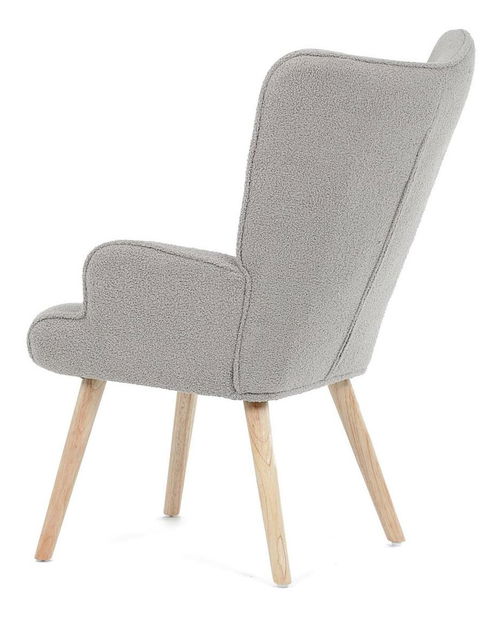 Křeslo ušák Acabar (šedá)