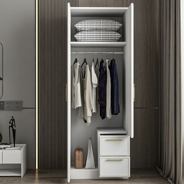 Šatní skříň Vesperado (bílá)